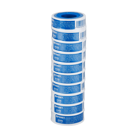 Cinta sella roscas 1/2' x 7m, uso general, FOSET | CTF-1/2F | 47476