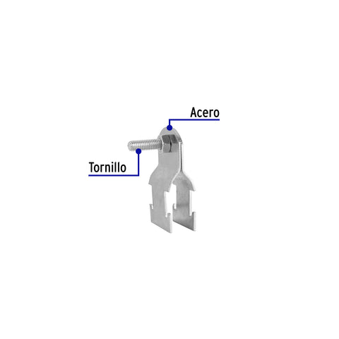 Abrazadera para perfil monocanal de 1/2 ', VOLTECK | PU-1/2A | 47488