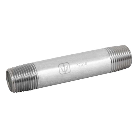 Niple de acero galvanizado 1/2' x 4', FOSET | CG-403 | 47518