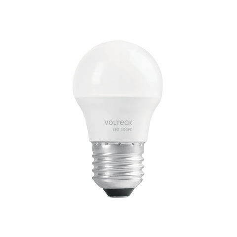 Lámpara LED G45 3 W (equiv. 25 W), luz de día, caja, Volteck | LED-30GFC | 47542