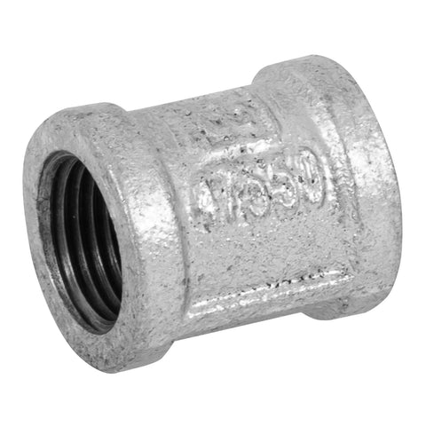 Cople reforzado de acero galvanizado de 1/2', FOSET | CG-201 | 47550