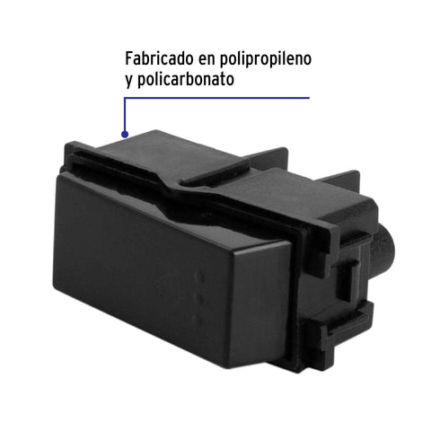 Interruptor para timbre, línea Italiana, color negro | APTI-IN | 47609