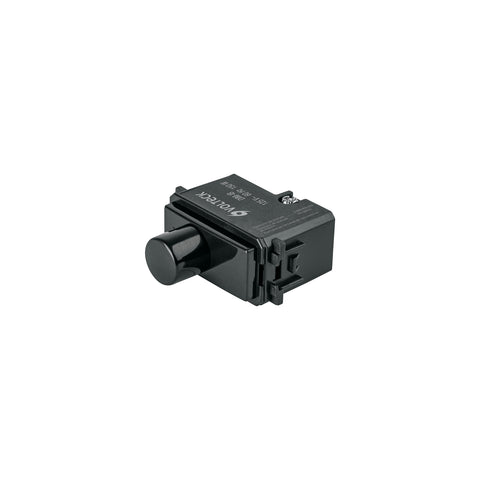 Dimmer giratorio, línea Italiana, color negro, Volteck | DIM-IN | 47612