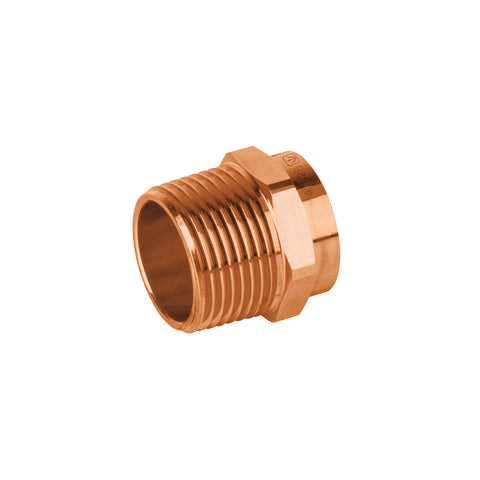 Conector de cobre de rosca exterior 3/4', FOSET BASIC | CC-612B | 47626
