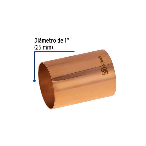 Cople de cobre 1', sin ranura, FOSET BASIC | CC-203B | 47645