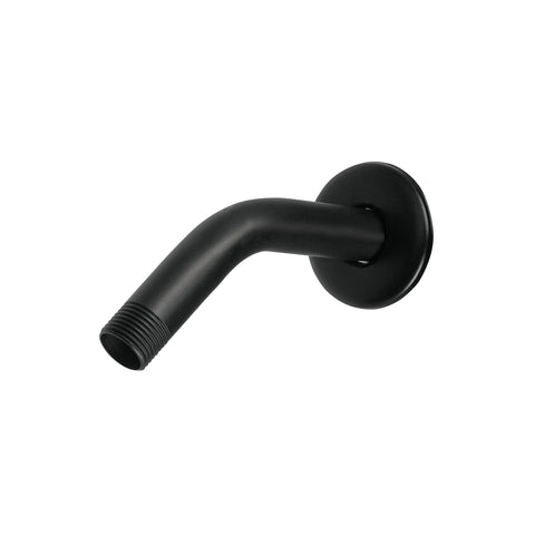 Brazo corto con chapetón para regadera, negro mate, AQUA | BCH-500M | 47647