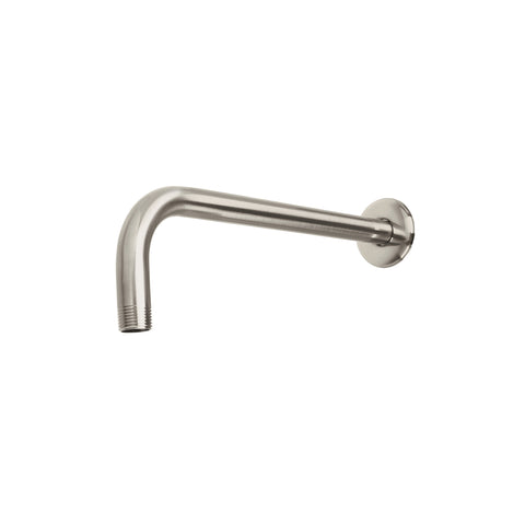 Brazo recto con chapetón para regadera, 30 cm, satín, FOSET | BCH-600N | 47648