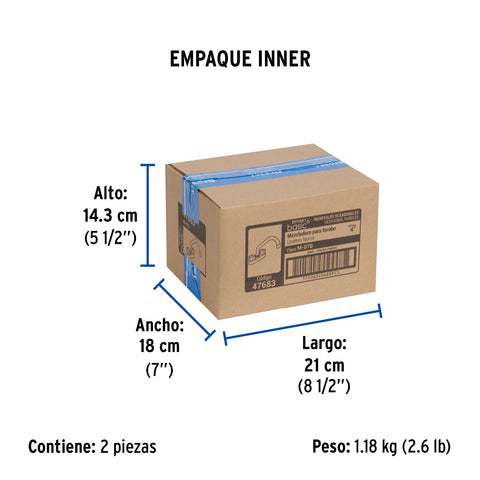 Mezcladora 4' para lavabo, tubular, cartucho cerámico | M-070 | 47683