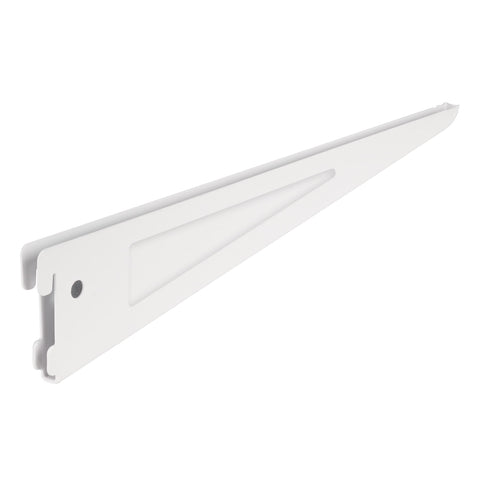 Ménsula plana blanca para cremallera doble, 37cm, FIERO | SOMO-14MD | 47716