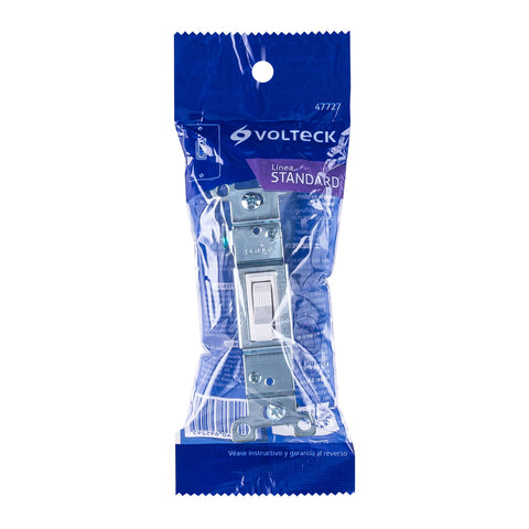 Interruptor vertical de palanca, Standard, blanco, Volteck | APSE-SB | 47727