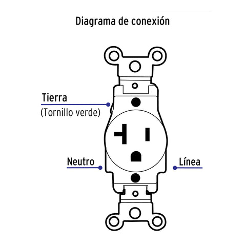 Contacto sencillo, 2 polos 3 hilos, 20 A, Standard, blanco | COSE-MSB | 47730