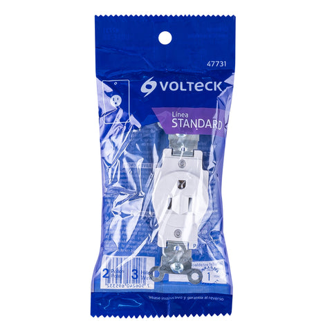 Contacto sencillo, 2 polos 3 hilos, Standard, blanco | COSE-SB | 47731
