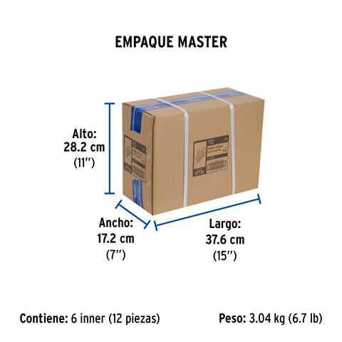 Regadera cuadrada 4', acero inox, sin brazo, cromo, TÚBIG | R-413S | 47735