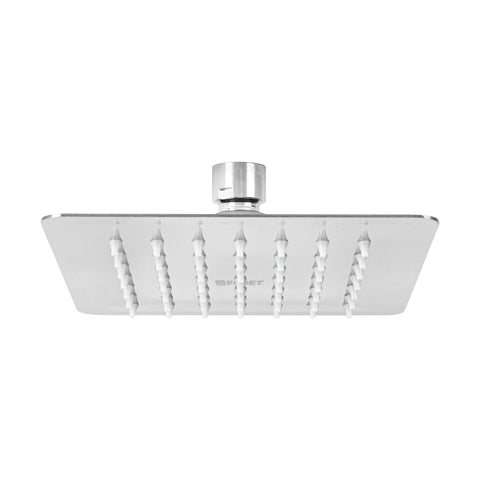 Regadera cuadrada 6', acero inox, sin brazo, cromo, TÚBIG | R-414S | 47737