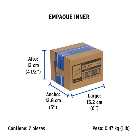 Regadera cuadrada 4', acero inox, sin brazo, satín, TÚBIG | R-413SN | 47741