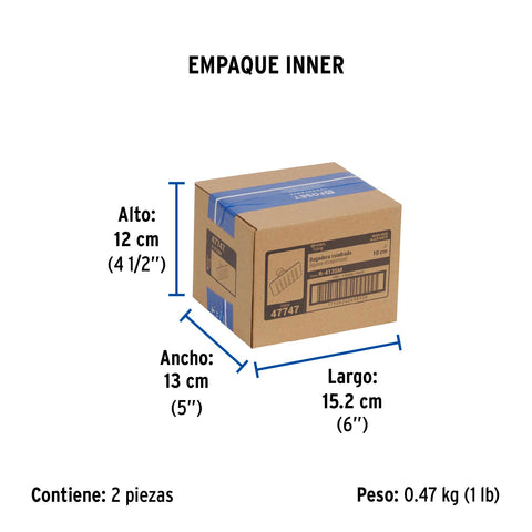 Regadera cuadrada 4', acero inox, sin brazo, negro, TÚBIG | R-413SM | 47747