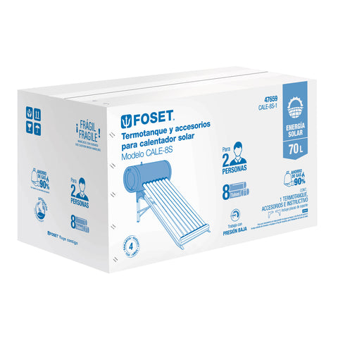 Caja de empaque de repuesto para termotanque CALE-8S, FOSET | CJ-CALE-8S-1 | 47777