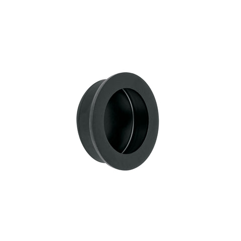 Jaladera de embutir circular No. 3 acabado negro | JALED-63 | 47802