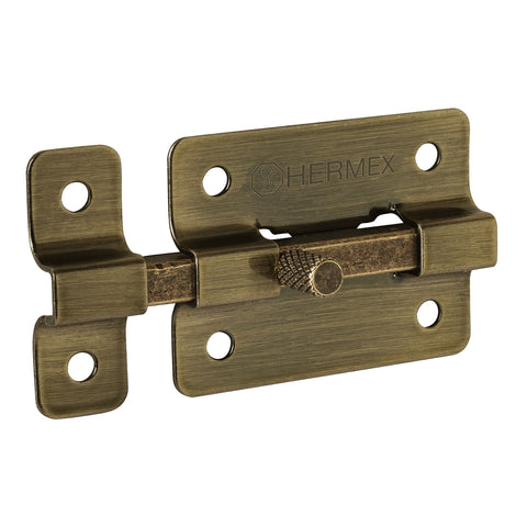 Pasador de barra plana 2', latón antiguo, HERMEX | PAA-35 | 47925