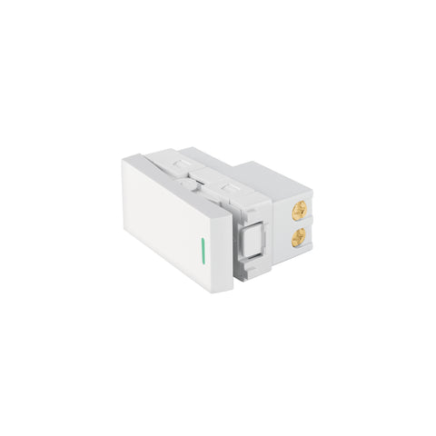 Interruptor de 3 vías blanco de 1 módulo, línea Lisboa | APSE-ELB | 47943