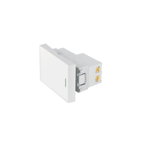 Interruptor de 3 vías blanco de 1.5 módulos, línea Lisboa | APSE15-ELB | 47944