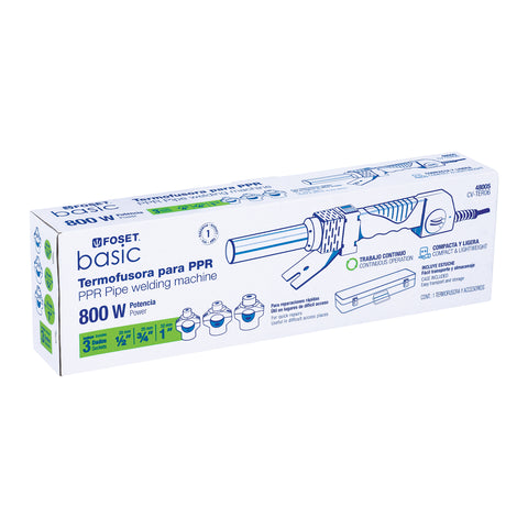 Termofusora de 800 W para PPR, FOSET BASIC | CV-TER06 | 48005
