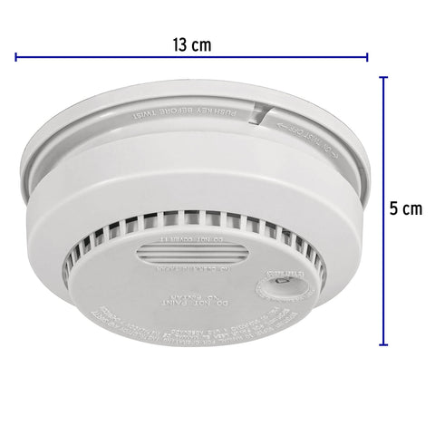 Detector de humo con alarma, Volteck | ALHU-132 | 48023