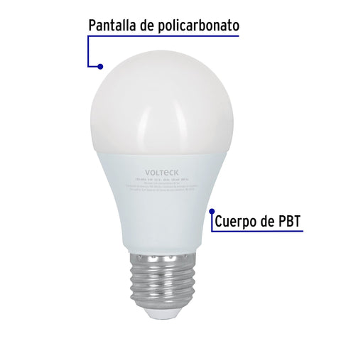 Lámpara LED tipo bulbo con 3 niveles de iluminación, blíster | LED-60FA | 48052