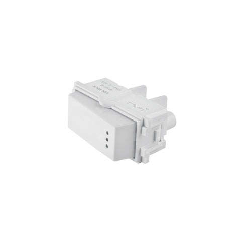 Interruptor sencillo con luz piloto, línea Italiana, blanco | APSEP-IB | 48053