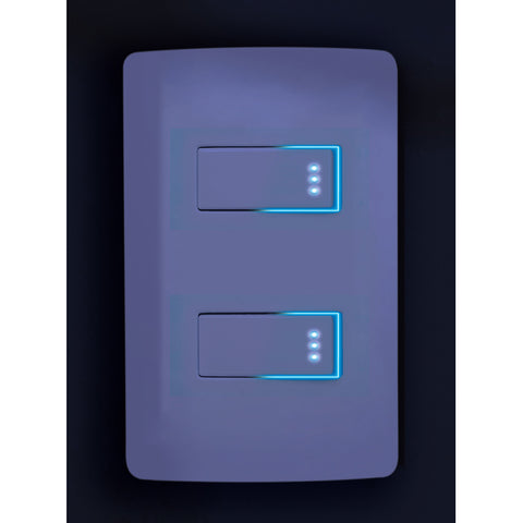 Interruptor sencillo con luz piloto, línea Italiana, marfil | APSEP-I | 48055