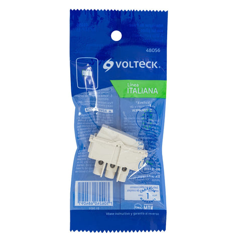 Interruptor de 3 vías con luz piloto, línea Italiana, marfil | APSEP-EI | 48056