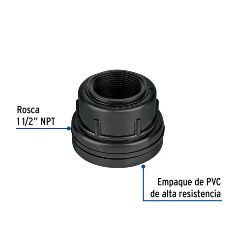 Brida de polipropileno para Tinaco, 1-1/2', FOSET | ATIN-004 | 48071