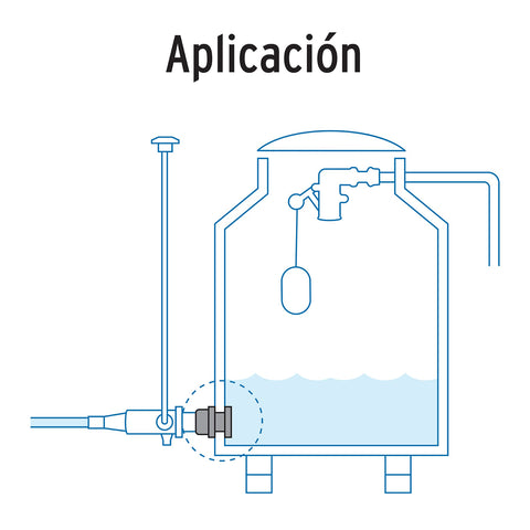 Brida de polipropileno para Tinaco, 1-1/2', FOSET | ATIN-004 | 48071