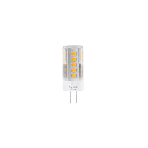 Lámpara de LED tipo cápsula 3 W base G4 luz cálida, blíster | LED-43C | 48103