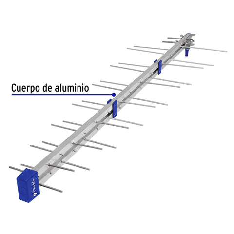 Antena aérea para TV HD, 14 elementos, Volteck | ANAE-14 | 48121
