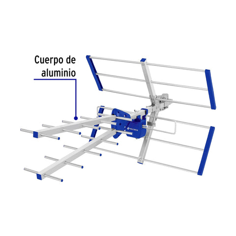 Antena aérea para TV HD, 17 elementos, Volteck | ANAE-21 | 48124