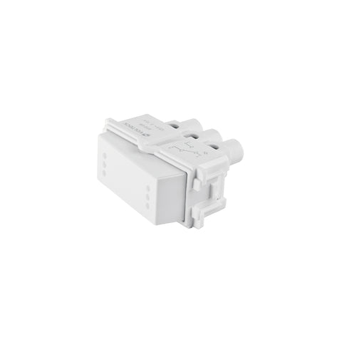 Interruptor de 3 vías, línea Italiana, color blanco, Volteck | APSE-EIB | 48137