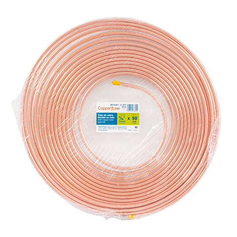 Tubo flexible de cobre 5/16', rollo de 15m, 2.3kg, FOSET | CC-002F | 48156
