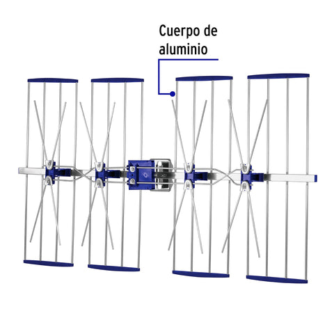 Antena aérea para TV HD, 32 elementos, Volteck | ANAE-32 | 48169