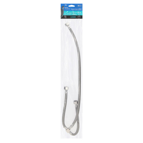 Manguera 'T' lavabo/fregadero, vinilo, 1/2'x1/2'x1/2', 55cm | FTE-55V | 48224