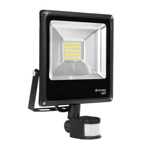 Reflector LED para exteriores 30W 6500K con sensor, VOLTECK | REF-902L | 48230