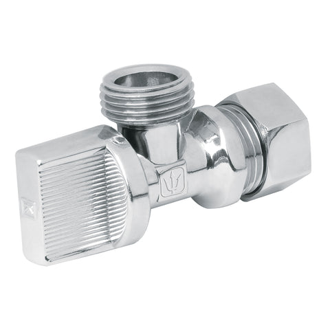 Llave angular 1/2', 1/4 de vuelta, barrilito, blíster, FOSET | ANG-01BBL | 48285