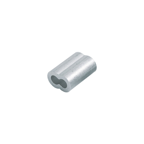 Bolsa con 50 casquillos dobles de aluminio, 1/4', FIERO | CAD-1/4 | 48367