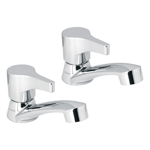 Juego llaves individuales lavabo, ABS, palanca, BASIC | MP-243 | 48382