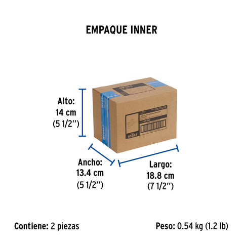 Juego llaves individuales lavabo, ABS, cruceta, BASIC | MP-244 | 48384