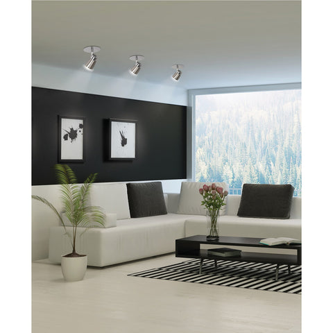 Luminario de sobreponer con 1 spot base GU10, Volteck | SOB-301S | 48432