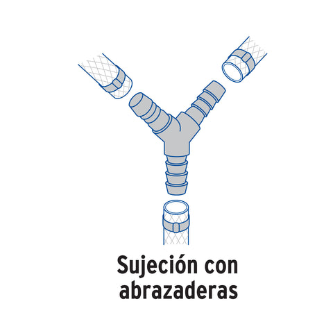 Yee inserción 3/4' de polipropileno, FOSET | CM-773 | 48559