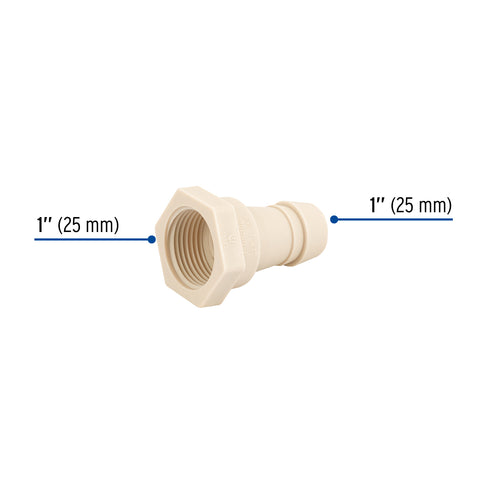Adaptador inserción rosca interior de 1x1', FOSET | CM-603 | 48582