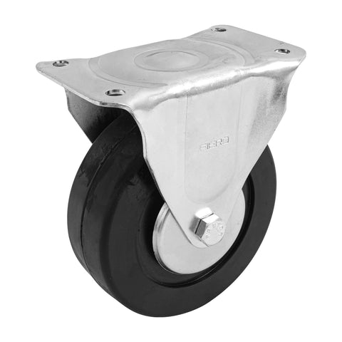 Rodaja hule 6', placa fija con balero, carga 150 kg, FIERO | RO-116 | 48602