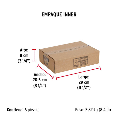 Rodaja hule 2-1/2' placa giratoria c/buje, carga 50kg, FIERO | RO-1211 | 48607
